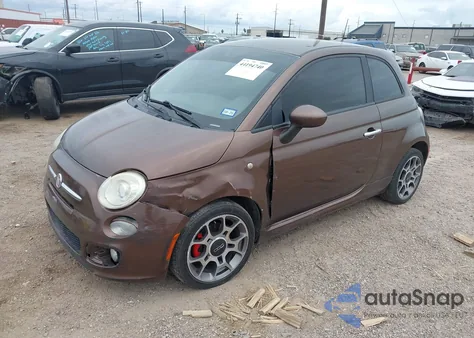 2012 Fiat 500 Sport from USA, damaged, VIN 3C3CFFBR9CT115167